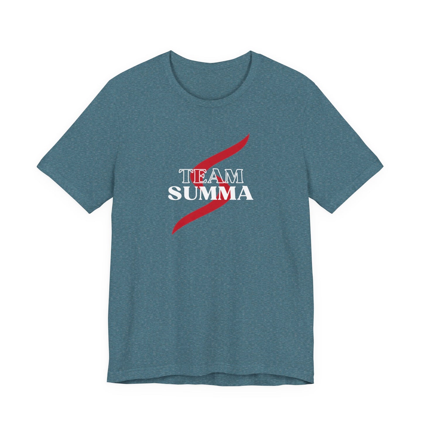 TEAM SUMMA Bella+Canvas white logo