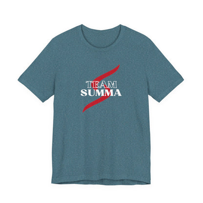 TEAM SUMMA Bella+Canvas white logo