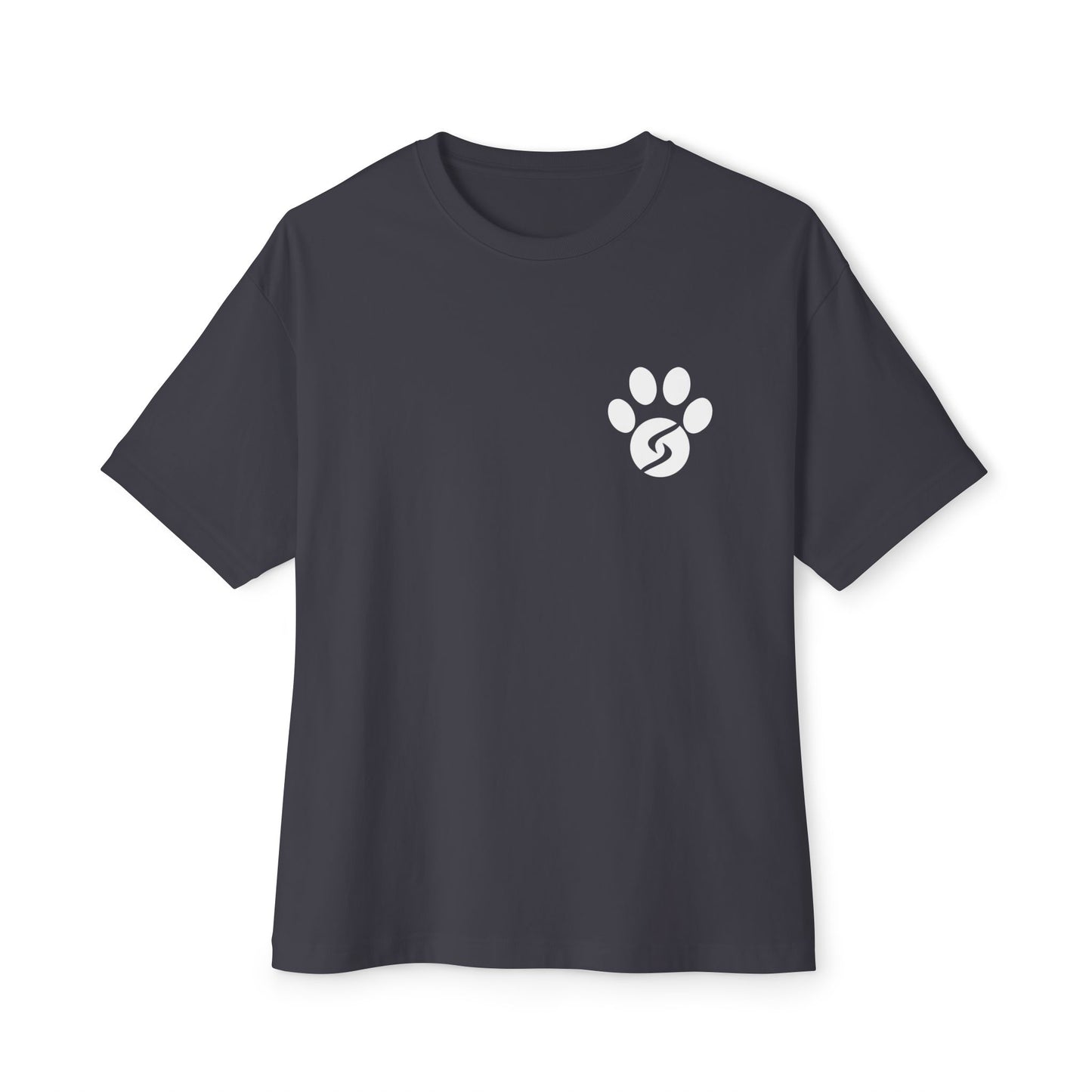 Unisex Oversized Boxy Tee - Gym Dog Edition (Light Logo)
