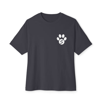 Unisex Oversized Boxy Tee - Gym Dog Edition (Light Logo)