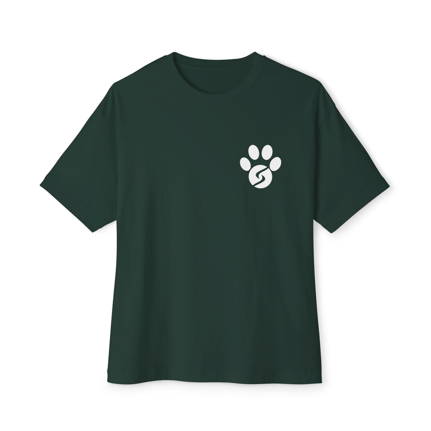 Unisex Oversized Boxy Tee - Gym Dog Edition (Light Logo)