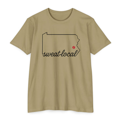 "Sweat Local" Unisex Jersey T-shirt (Bella+Canvas)