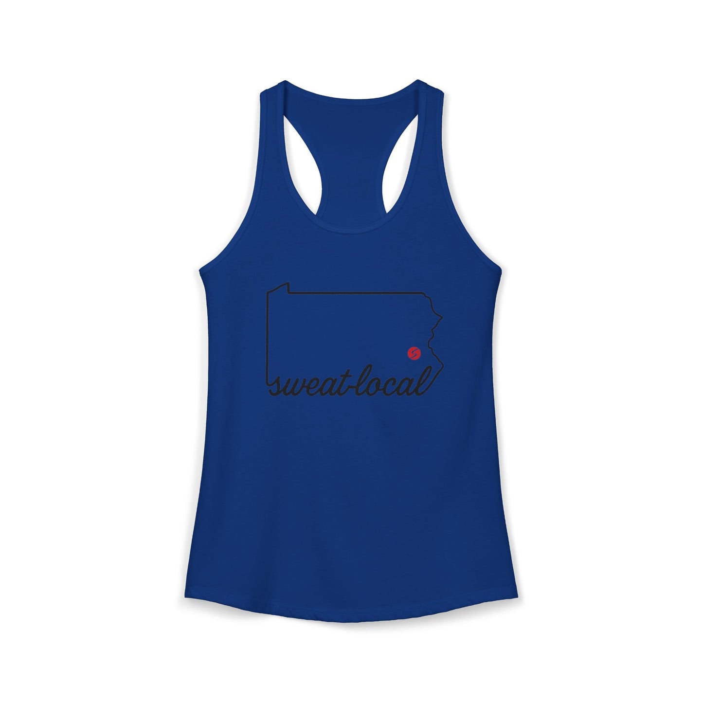 "Sweat Local" Women's Ideal Racerback Tank (Next Level)