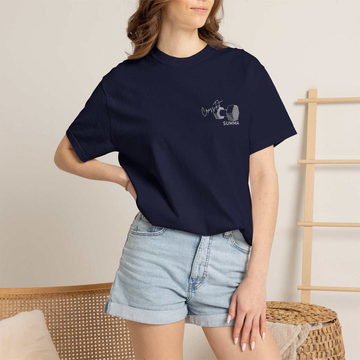 Comfort Colors Unisex T-shirt - White DB Logo (SCREENPRINT)