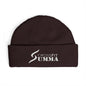 Embroidered Cuff Beanie - White CrossFit Summa logo