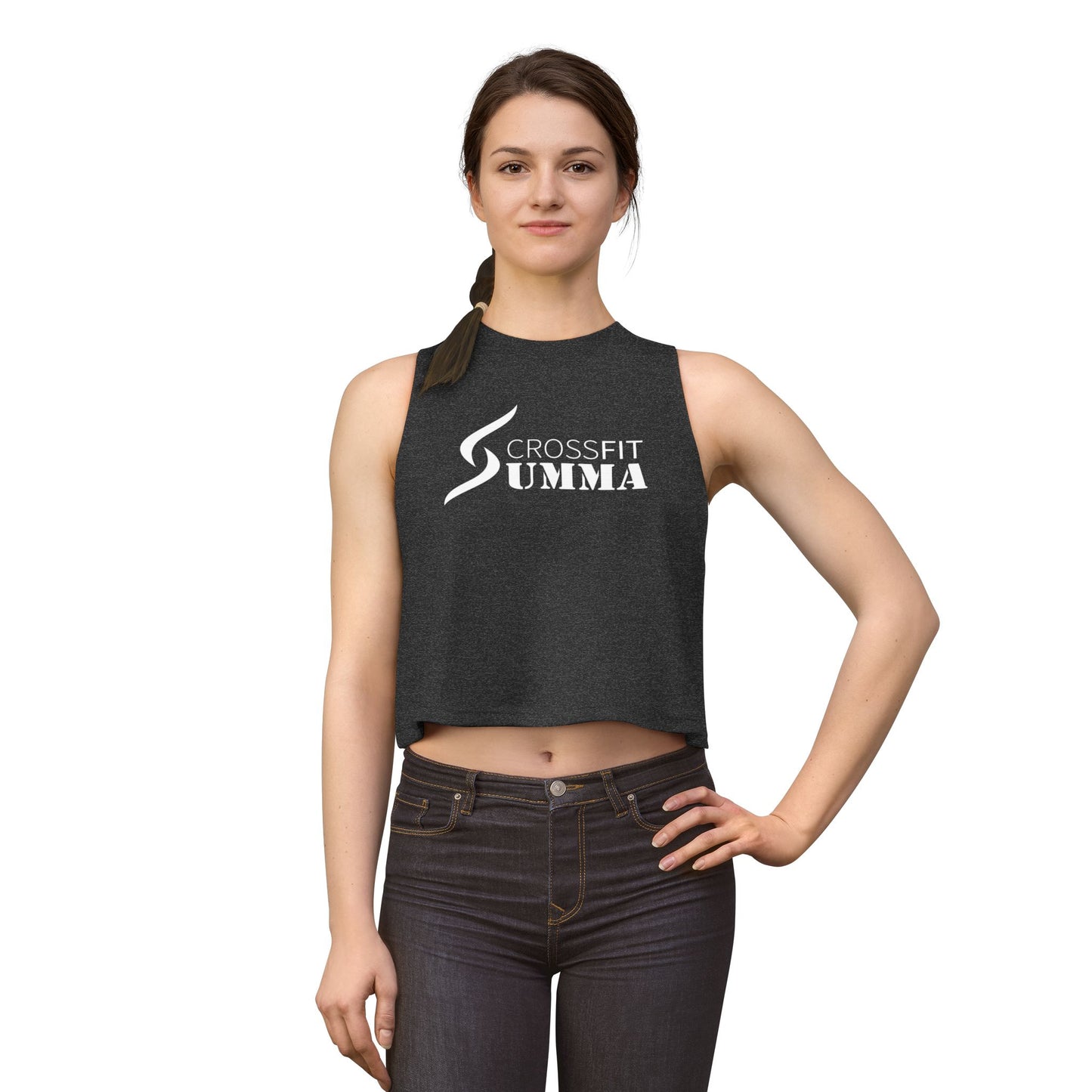 CrossFit Summa Women's Crop Tank — Patriotic Edition