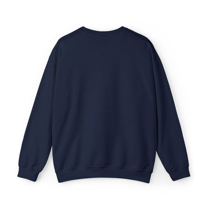 Gildan Crewneck Sweatshirt — Embroidery, White DB Chest Logo