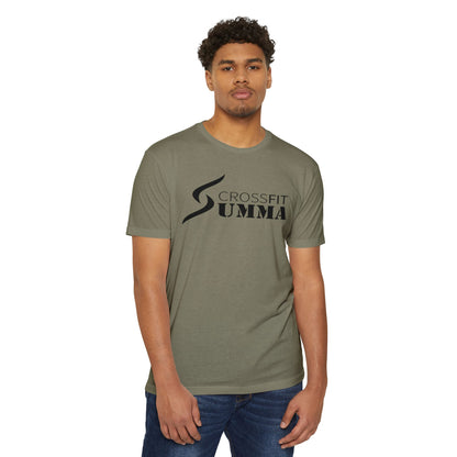 Classic Summa Tee, dark logo, Unisex CVC Jersey T-shirt