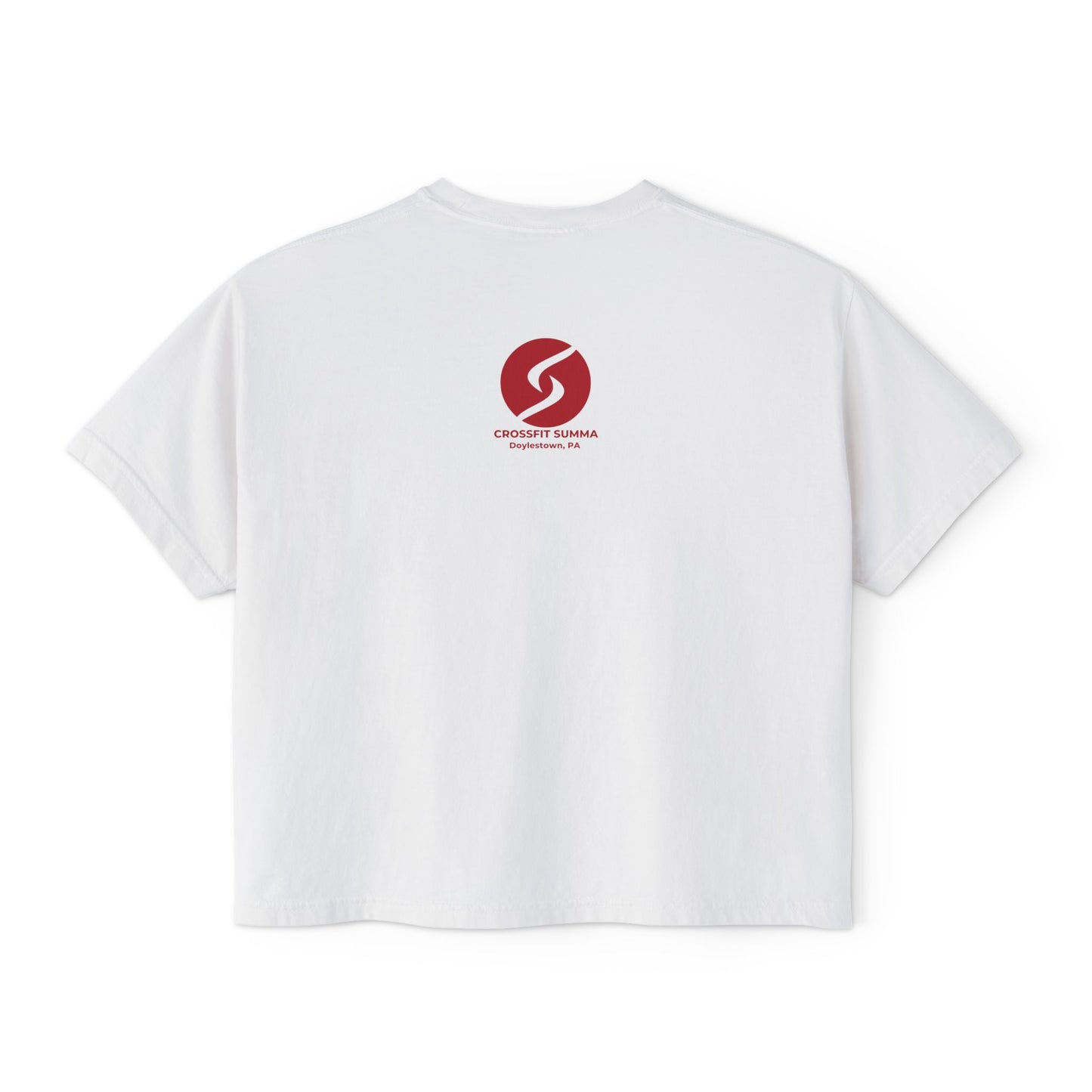 "Sweat Local" Women's Boxy Tee (Comfort Colors)