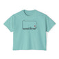 "Sweat Local" Women's Boxy Tee (Comfort Colors)