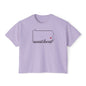 "Sweat Local" Women's Boxy Tee (Comfort Colors)