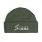 Embroidered Cuff Beanie - White CrossFit Summa logo