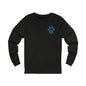 Unisex Long Sleeve Tee: Gym Dog Edition, dark logo