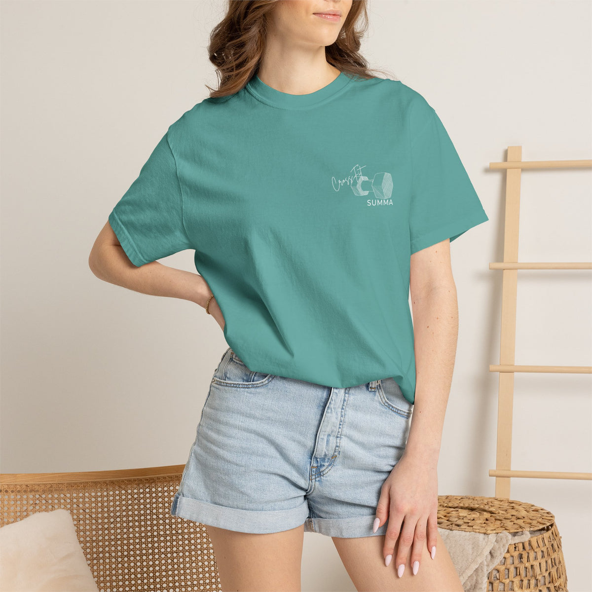 Comfort Colors Unisex T-shirt - White DB Logo (SCREENPRINT)