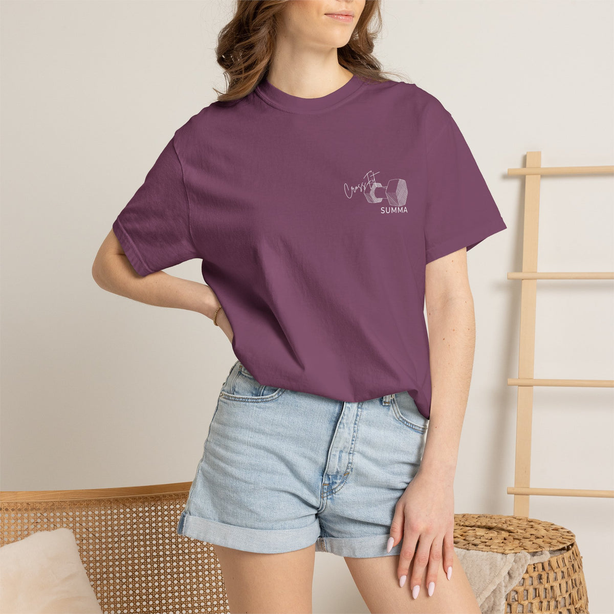 Comfort Colors Unisex T-shirt - White DB Logo (SCREENPRINT)