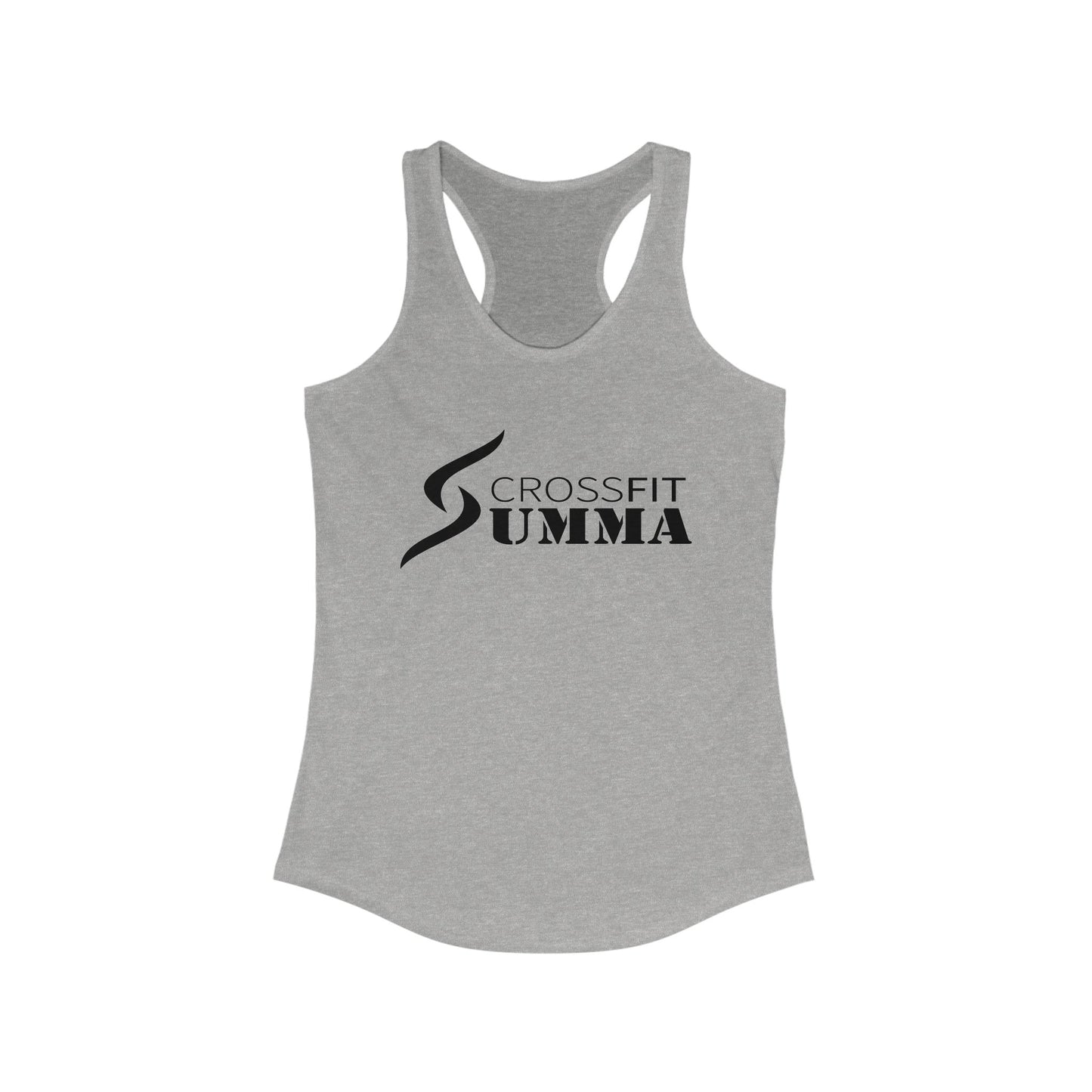 Women's Ideal Racerback Tank, Dark Classic Logo