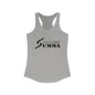 Women's Ideal Racerback Tank, Dark Classic Logo