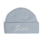 Embroidered Cuff Beanie - White CrossFit Summa logo