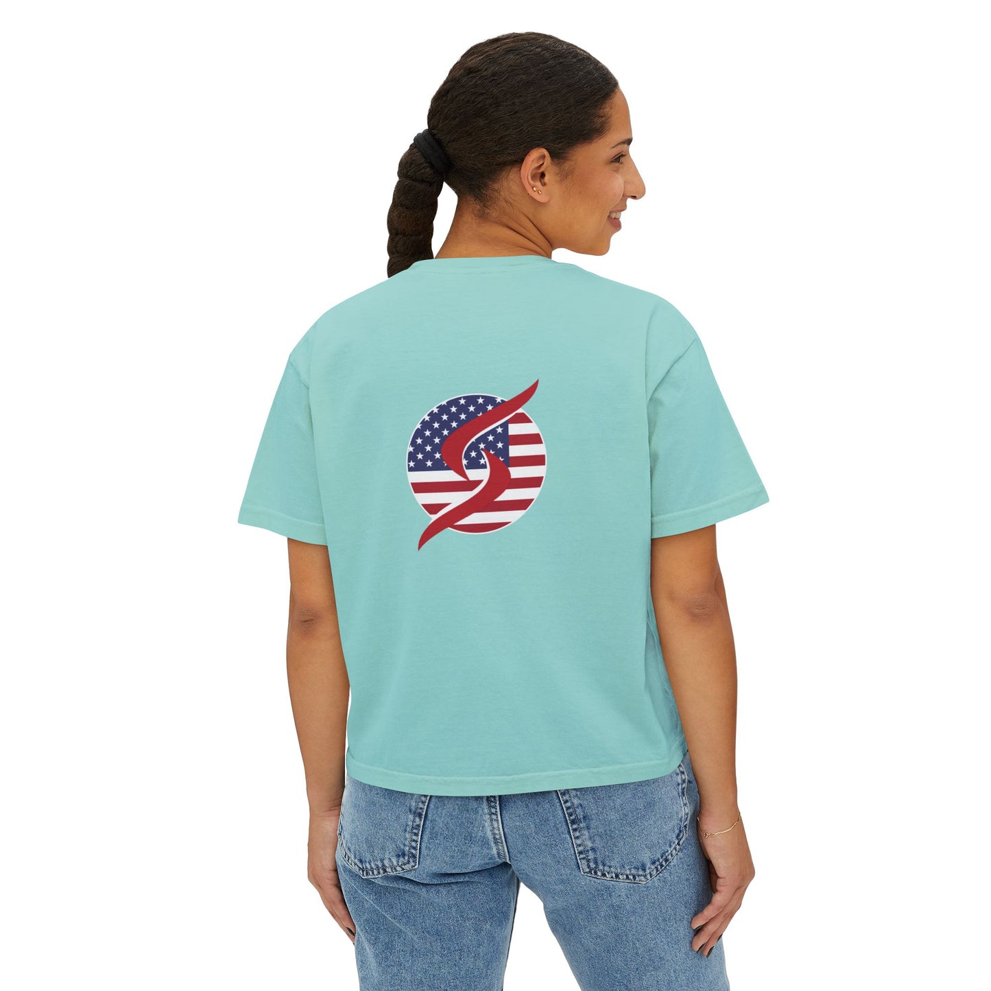 Women's Boxy Tee - Patriotic Edition