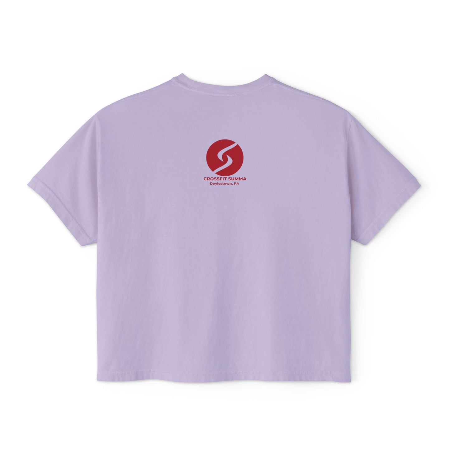 "Sweat Local" Women's Boxy Tee (Comfort Colors)