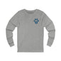 Unisex Long Sleeve Tee: Gym Dog Edition, dark logo