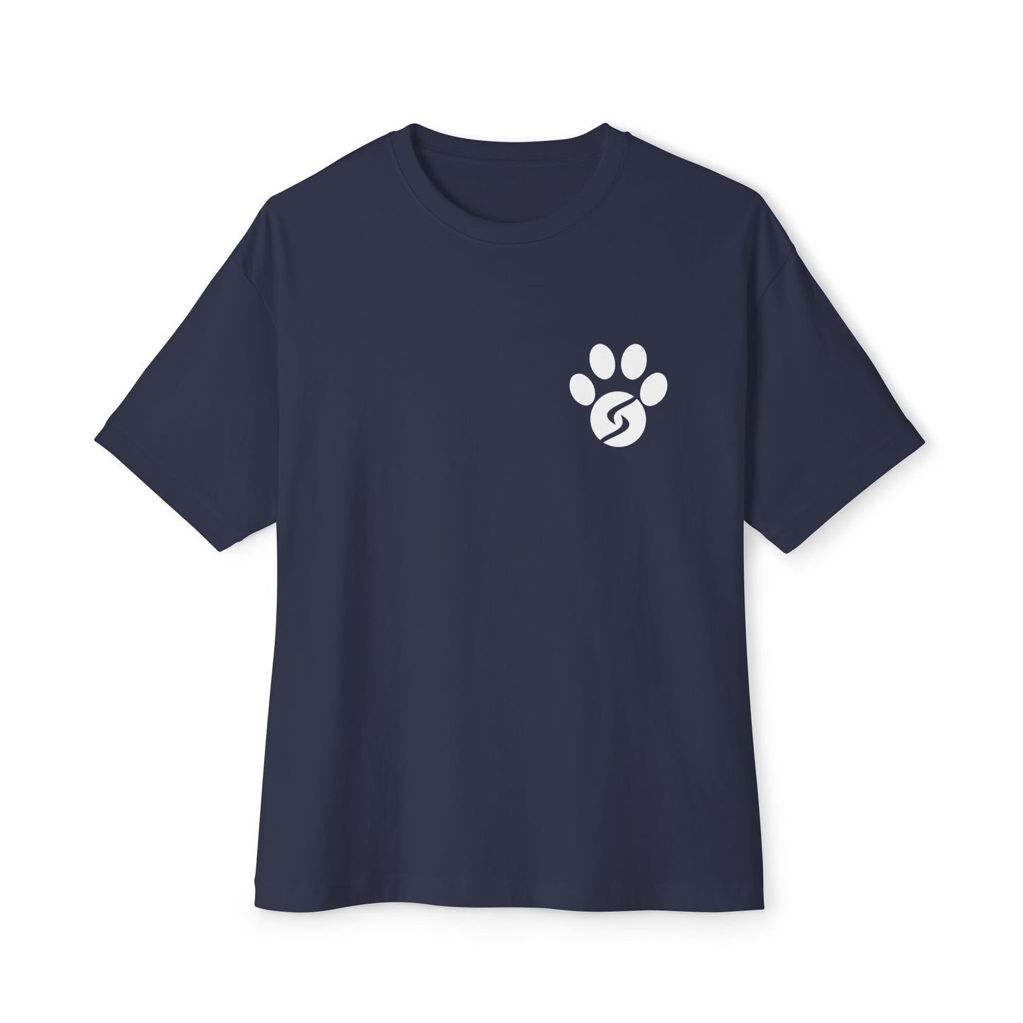 Unisex Oversized Boxy Tee - Gym Dog Edition (Light Logo)