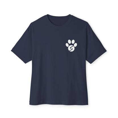 Unisex Oversized Boxy Tee - Gym Dog Edition (Light Logo)