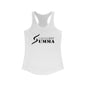 Women's Ideal Racerback Tank, Dark Classic Logo