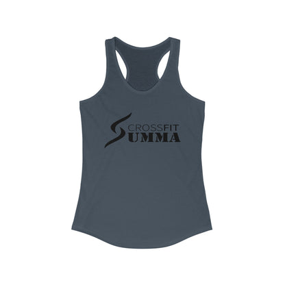 Women's Ideal Racerback Tank, Dark Classic Logo