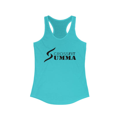 Women's Ideal Racerback Tank, Dark Classic Logo