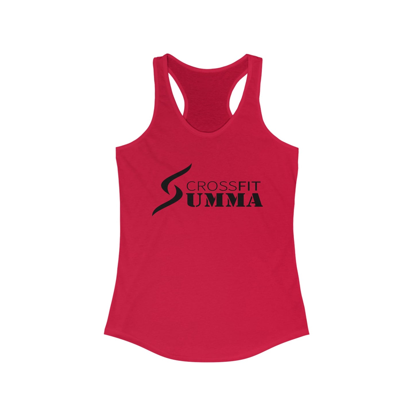 Women's Ideal Racerback Tank, Dark Classic Logo