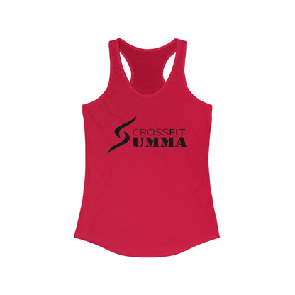 Women's Ideal Racerback Tank, Dark Classic Logo