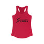 Women's Ideal Racerback Tank, Dark Classic Logo