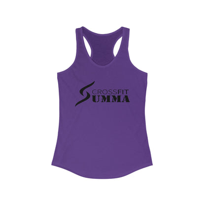 Women's Ideal Racerback Tank, Dark Classic Logo