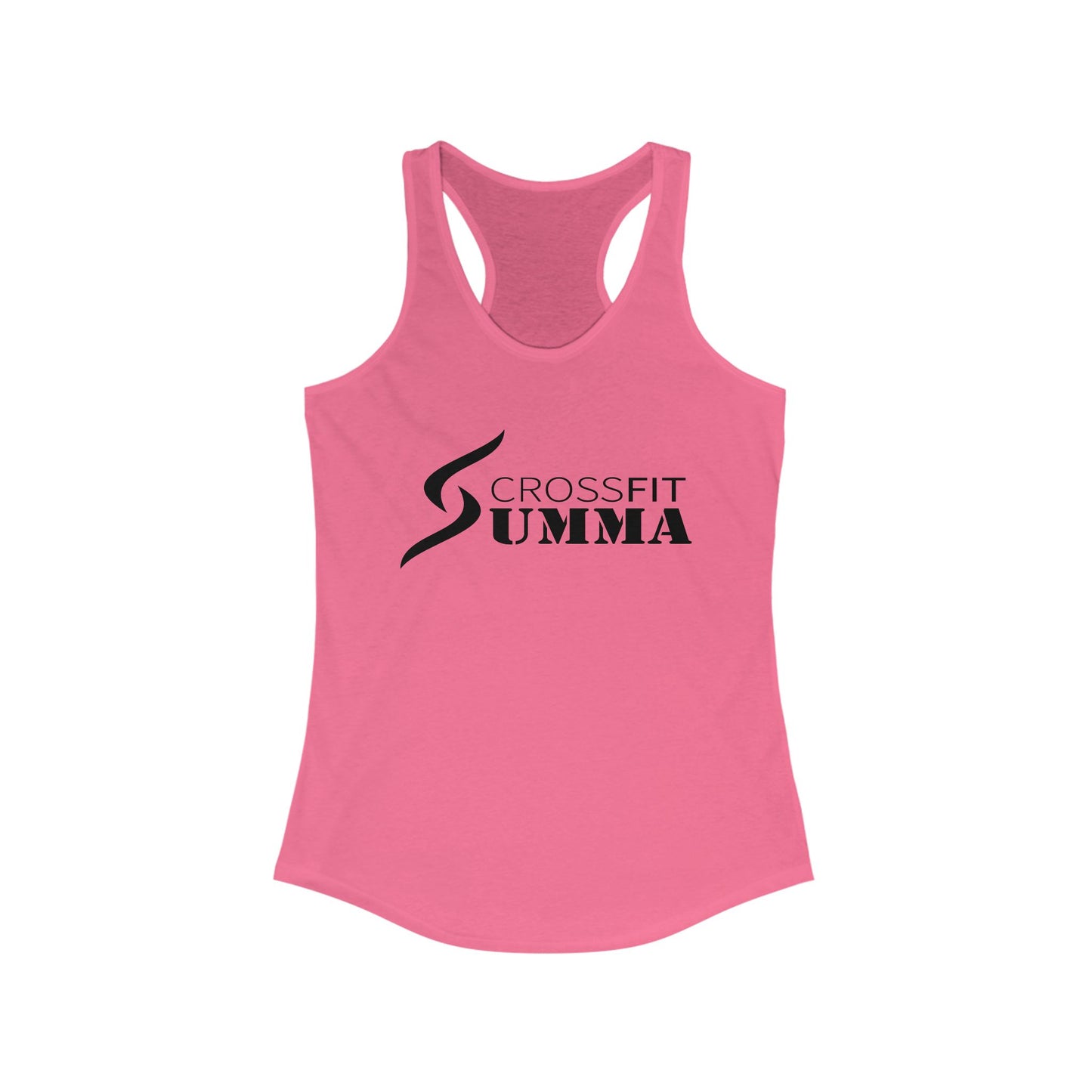 Women's Ideal Racerback Tank, Dark Classic Logo