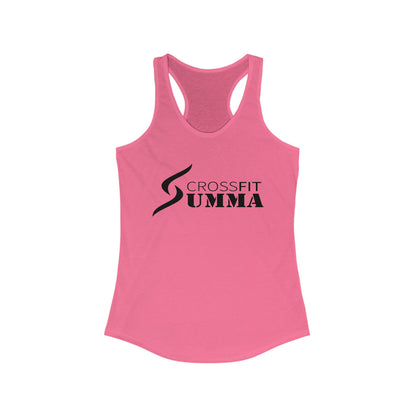 Women's Ideal Racerback Tank, Dark Classic Logo