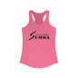 Women's Ideal Racerback Tank, Dark Classic Logo