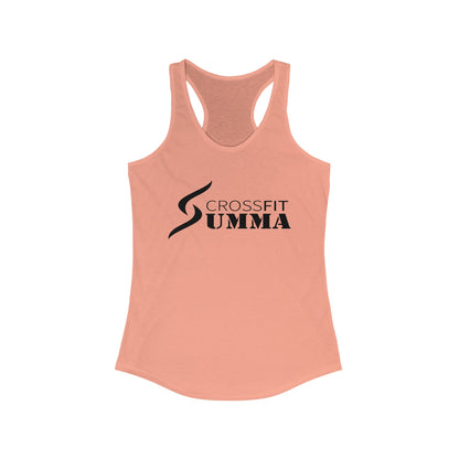 Women's Ideal Racerback Tank, Dark Classic Logo