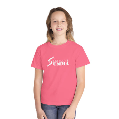 Youth CrossFit Summa Tee - white logo