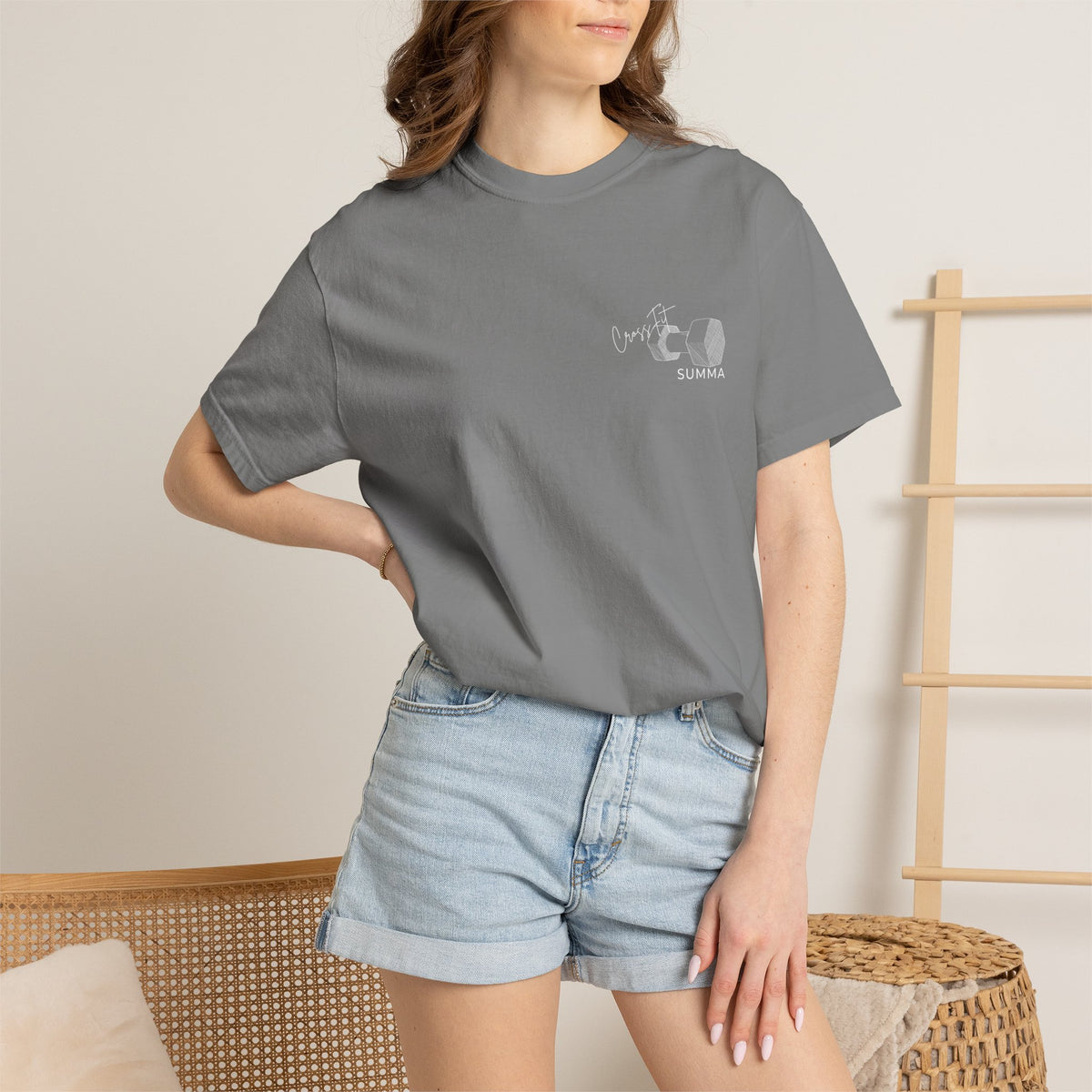 Comfort Colors Unisex T-shirt - White DB Logo (SCREENPRINT)