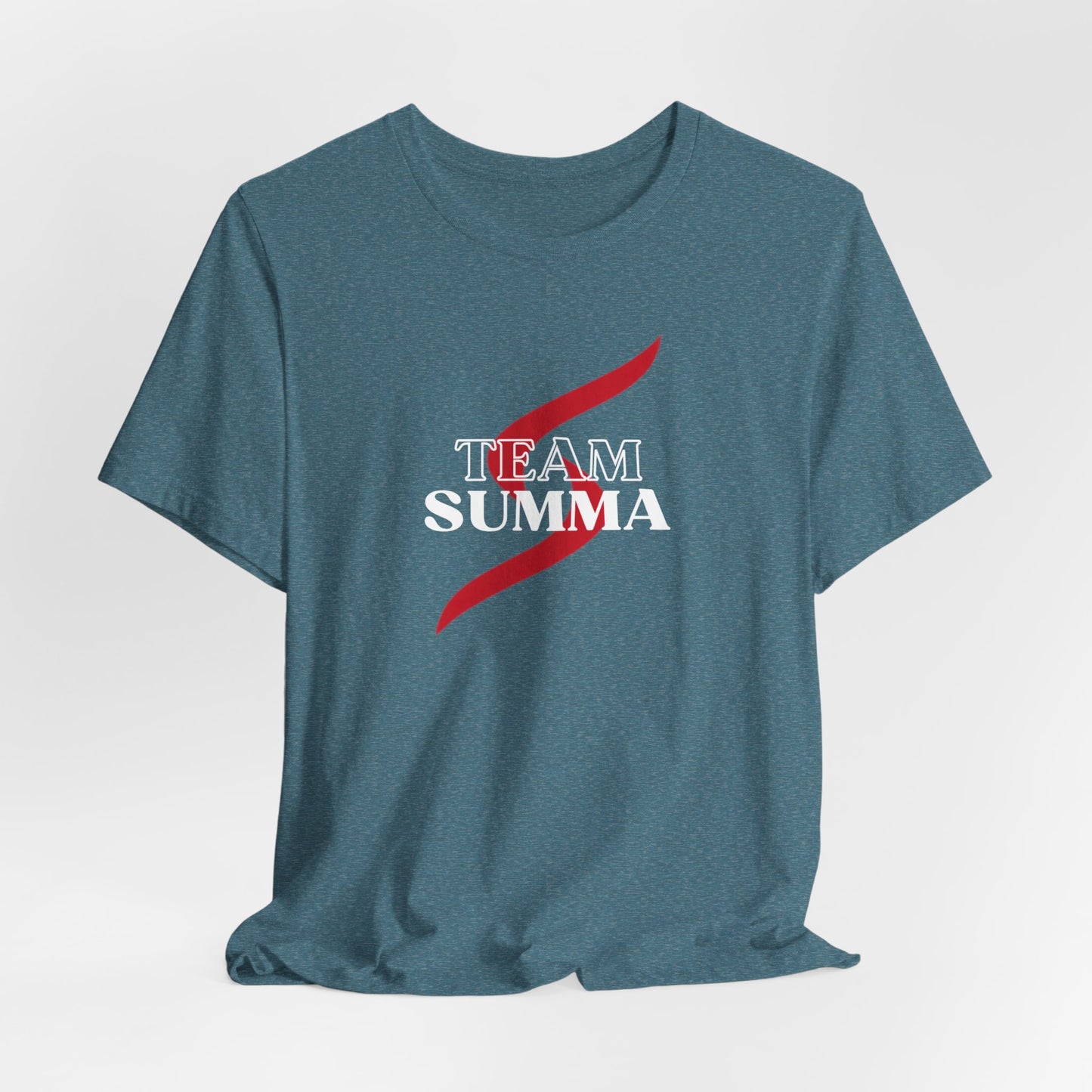 TEAM SUMMA Bella+Canvas white logo