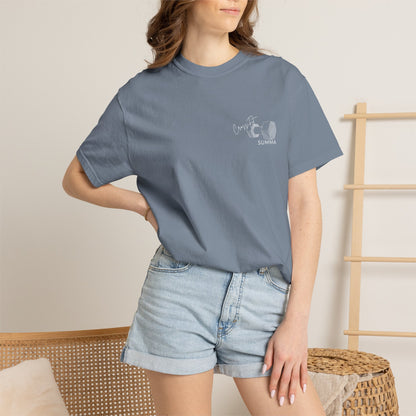 Comfort Colors Unisex T-shirt - White DB Logo (SCREENPRINT)