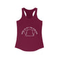 Women's Racerback Tank Top, Gym Dog Edition