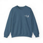 Gildan Crewneck Sweatshirt — Embroidery, White DB Chest Logo