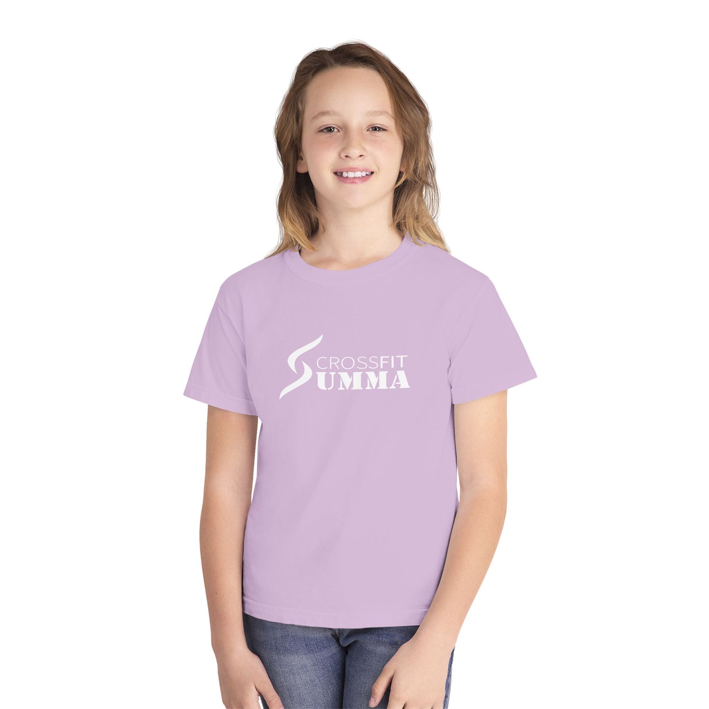 Youth CrossFit Summa Tee - white logo