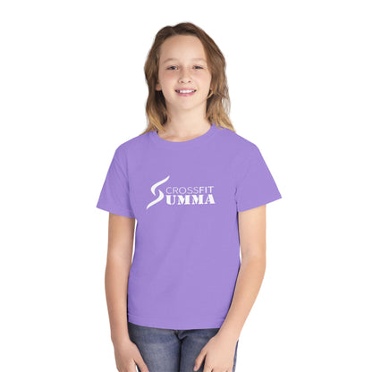Youth CrossFit Summa Tee - white logo