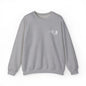Gildan Crewneck Sweatshirt — Embroidery, White DB Chest Logo