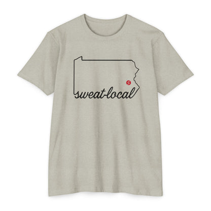 "Sweat Local" Unisex Jersey T-shirt (Bella+Canvas)
