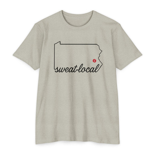 "Sweat Local" Unisex Jersey T-shirt (Bella+Canvas)