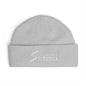 Embroidered Cuff Beanie - White CrossFit Summa logo